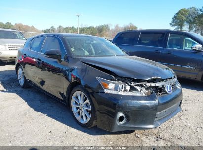 2011 LEXUS CT 200H PREMIUM Black  Hybrid JTHKD5BH5B2038679 photo #1