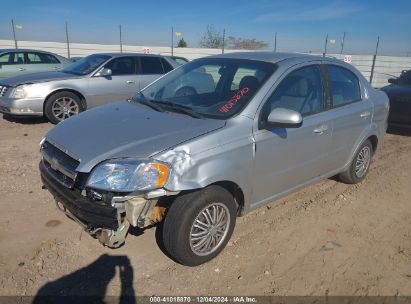 2011 CHEVROLET AVEO 1LT Silver  Gasoline KL1TD5DE8BB150876 photo #3