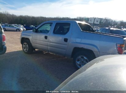 2006 HONDA RIDGELINE RT Silver  Gasoline 2HJYK16276H551537 photo #4