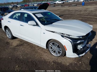 2024 CADILLAC CT4 LUXURY White  Gasoline 1G6DK5RKXR0130039 photo #1