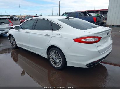 2014 FORD FUSION TITANIUM White  Gasoline 3FA6P0K96ER299945 photo #4