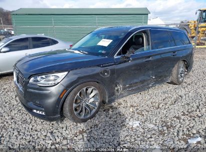 2020 LINCOLN AVIATOR GRAND TOURING Gray  Hybrid 5LMYJ8XY6LGL19238 photo #3