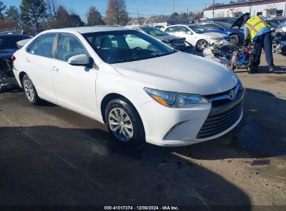 2015 TOYOTA CAMRY LE White  Gasoline 4T1BF1FKXFU097789 photo #1