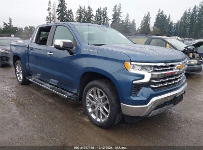 2024 CHEVROLET SILVERADO 1500 4WD  SHORT BED LTZ Blue  Gasoline 1GCUDGEL5RZ399823 photo #1