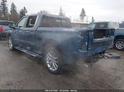 2024 CHEVROLET SILVERADO 1500 4WD  SHORT BED LTZ Blue  Gasoline 1GCUDGEL5RZ399823 photo #4