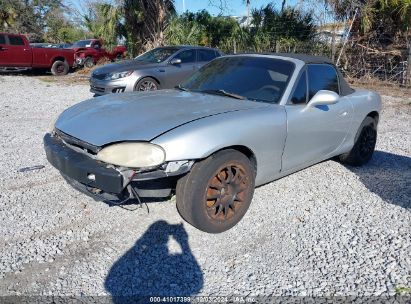 2004 MAZDA MX-5 MIATA CLOTH Silver  Gasoline JM1NB353240402886 photo #3