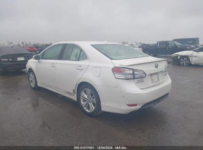 2010 LEXUS HS 250H White  Hybrid JTHBB1BA6A2028677 photo #4