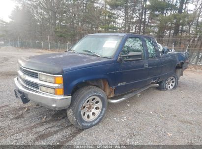 1996 CHEVROLET GMT-400 K1500 Blue  Gasoline 1GCEK19R4TE262232 photo #3