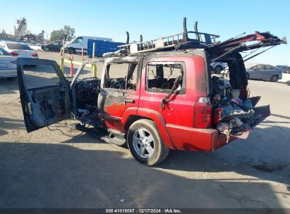 2006 JEEP COMMANDER Red  Gasoline 1J8HH48K86C323365 photo #4