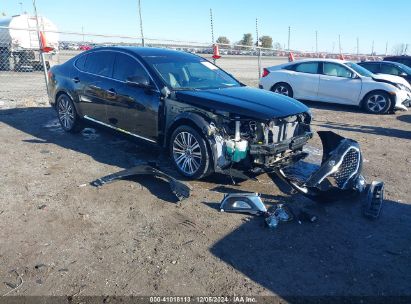 2015 KIA CADENZA PREMIUM Black  Gasoline KNALN4D79F5168631 photo #1