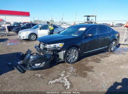 2015 KIA CADENZA PREMIUM Black  Gasoline KNALN4D79F5168631 photo #3