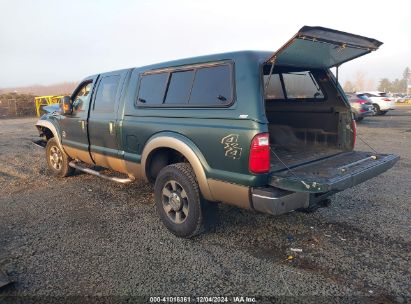 2011 FORD F-250 LARIAT Green  Diesel 1FT7W2BT8BEA04271 photo #4