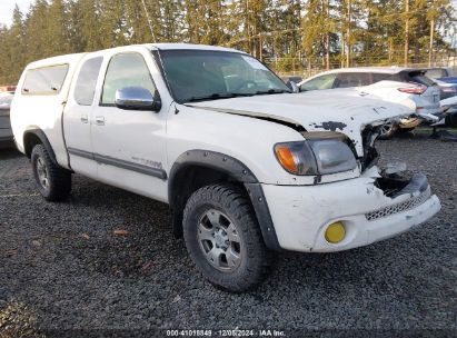 2003 TOYOTA TUNDRA SR5 V8 White  Gasoline 5TBRT34193S433815 photo #1