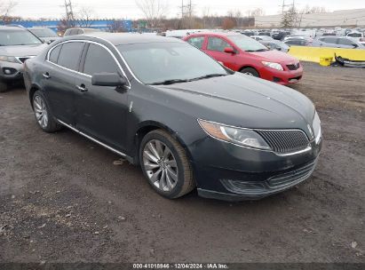 2014 LINCOLN MKS Black  Gasoline 1LNHL9EK6EG600735 photo #1