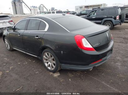 2014 LINCOLN MKS Black  Gasoline 1LNHL9EK6EG600735 photo #4