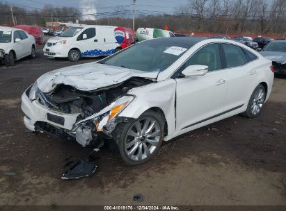 2013 HYUNDAI AZERA White  Gasoline KMHFH4JG0DA262442 photo #3