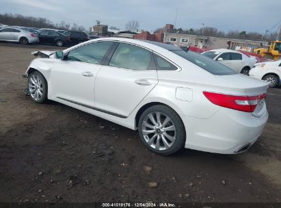 2013 HYUNDAI AZERA White  Gasoline KMHFH4JG0DA262442 photo #4