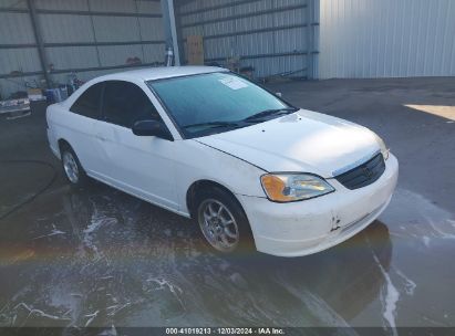 2001 HONDA CIVIC LX White  Gasoline 1HGEM22541L058936 photo #1