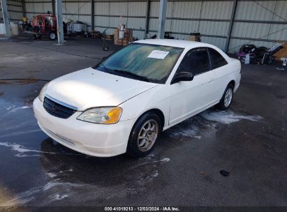 2001 HONDA CIVIC LX White  Gasoline 1HGEM22541L058936 photo #3