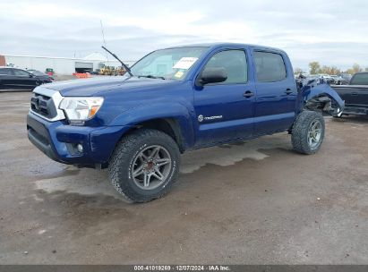 2014 TOYOTA TACOMA PRERUNNER V6 Blue  Gasoline 3TMJU4GN0EM172650 photo #3