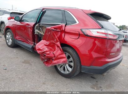 2020 FORD EDGE TITANIUM Red  Gasoline 2FMPK3K99LBA96618 photo #4