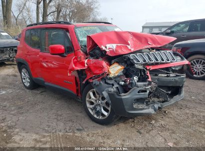 2015 JEEP RENEGADE LATITUDE Red  Gasoline ZACCJABT4FPC34782 photo #1