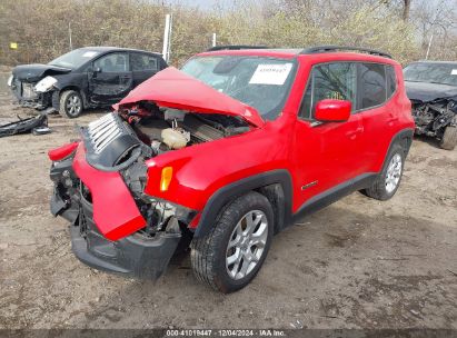 2015 JEEP RENEGADE LATITUDE Red  Gasoline ZACCJABT4FPC34782 photo #3