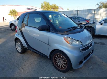 2014 SMART FORTWO PASSION/PURE Silver  Gasoline WMEEJ3BA3EK762567 photo #1