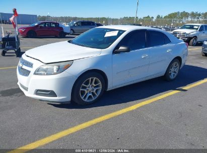 2014 CHEVROLET MALIBU 1LT White sedan 4d gas 1G11C5SL2EF220110 photo #3