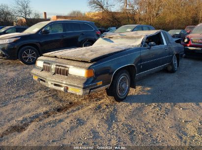 1987 OLDSMOBILE CUTLASS SUPREME BROUGHAM Black  Gasoline 1G3GM11Y7HP324272 photo #3