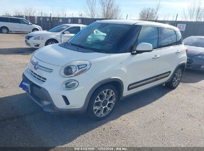 2014 FIAT 500L TREKKING White  Gasoline ZFBCFADH9EZ012820 photo #3