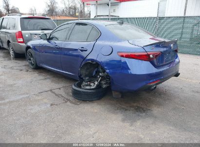 2021 ALFA ROMEO GIULIA AWD Blue  Gasoline ZARFANAN8M7646131 photo #4