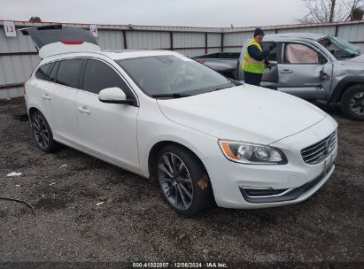 2015 VOLVO V60 T5 PREMIER White  Gasoline YV126MEB9F1192430 photo #1