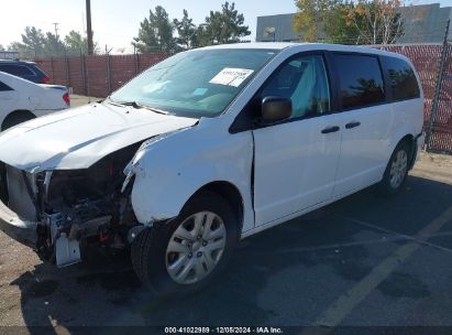 2019 DODGE GRAND CARAVAN SE White  Flexible Fuel 2C4RDGBG3KR787551 photo #3