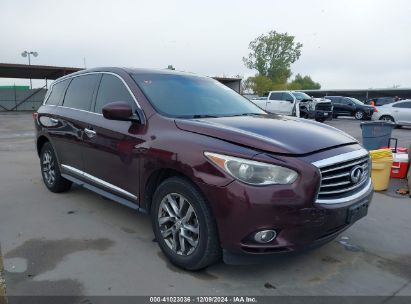 2013 INFINITI JX35 Burgundy  Gasoline 5N1AL0MN6DC305567 photo #1