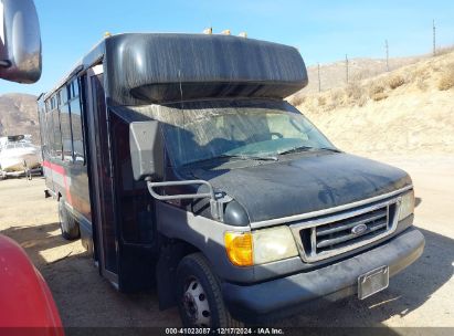 2006 FORD E-450 CUTAWAY Black  Diesel 1FDXE45P16HA51090 photo #1