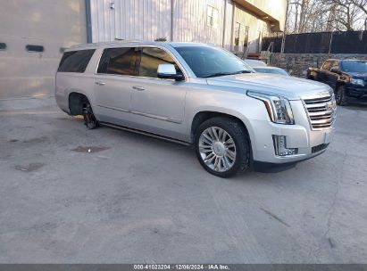 2017 CADILLAC ESCALADE ESV PLATINUM Gray  Gasoline 1GYS4KKJ8HR236069 photo #1