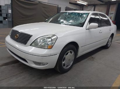 2001 LEXUS LS 430 White  Gasoline JTHBN30F910016682 photo #3