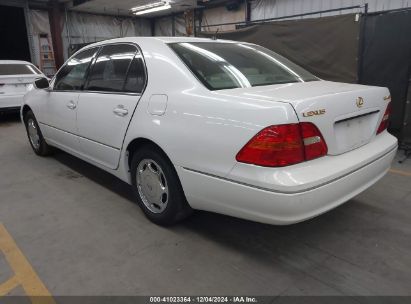 2001 LEXUS LS 430 White  Gasoline JTHBN30F910016682 photo #4