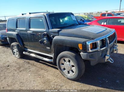 2007 HUMMER H3 SUV Black  Gasoline 5GTDN13E378126700 photo #1