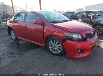 2009 TOYOTA COROLLA S Red  Gasoline 1NXBU40E29Z065109 photo #1