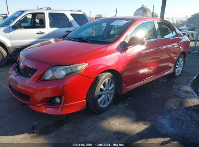 2009 TOYOTA COROLLA S Red  Gasoline 1NXBU40E29Z065109 photo #3