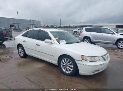 2006 HYUNDAI AZERA LIMITED/SE White  Gasoline KMHFC46F66A084912 photo #1