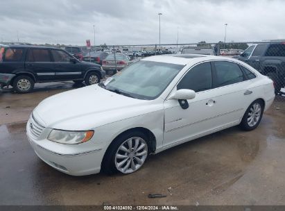 2006 HYUNDAI AZERA LIMITED/SE White  Gasoline KMHFC46F66A084912 photo #3