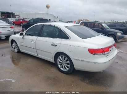 2006 HYUNDAI AZERA LIMITED/SE White  Gasoline KMHFC46F66A084912 photo #4