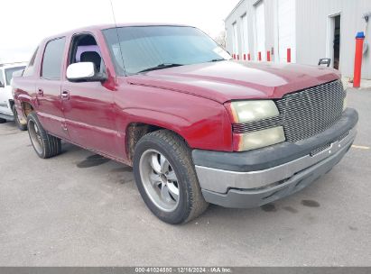 2004 CHEVROLET AVALANCHE 1500 Red  Gasoline 3GNEC12T14G101907 photo #1