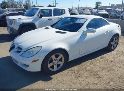 2008 MERCEDES-BENZ SLK 280 White  Gasoline WDBWK54F38F182851 photo #3