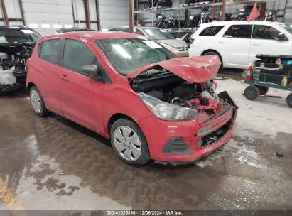 2017 CHEVROLET SPARK LS CVT Red  Gasoline KL8CB6SA7HC733519 photo #1