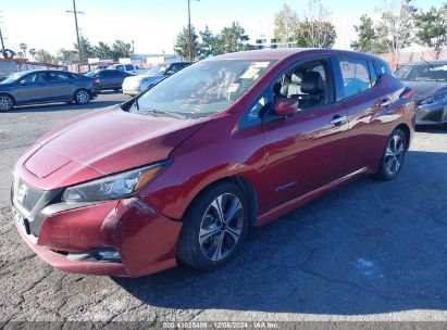 2018 NISSAN LEAF SL Maroon  Electric 1N4AZ1CP8JC308063 photo #3