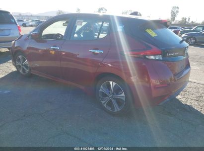 2018 NISSAN LEAF SL Maroon  Electric 1N4AZ1CP8JC308063 photo #4